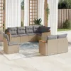 The Living Store 8-tlg. Garten-Sofagarnitur mit Kissen Produktbild-Vorschau 2
