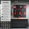tectake® Werkzeuglochwand Jonah sechsteilig Belastbarkeit 4 Produktbild-Vorschau 2