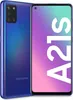 A Samsung Galaxy A21s smartphone is shown from the back and front, with the screen displaying marketing text. Náhľad obrázku produktu