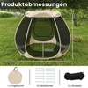 Pop up stan COSTWAY pro 4-6 osob, skládací venkovní Náhled obrázku produktu 3