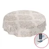 Tischdecke Wachstuch Ornamente Beige Robust Wasserabweisend Produktbild-Vorschau 2
