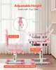 SucceBuy Set di scrivania e sedia per bambini regolabile Anteprima dell’immagine prodotto 2