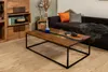 Couchtisch 120x70 cm mittig Akazie massiv & Epoxidharz-Ader Produktbild-Vorschau 5