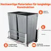 VEVOR ausziehbarer Abfallbehälter (50 Qt x2), doppelter Produktbild-Vorschau 4