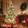 COSTWAY Albero di Natale artificiale 180cm con neve, albero Anteprima dell’immagine prodotto 2