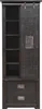 Hochschrank - Grau - Mangoholz massiv - B 70 cm - 1 Tür - 2 Produktbild-Vorschau 2