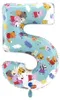 Folienballon Peppa Pig Zahl 5, bunt, Länge 66 cm, für Produktbild-Vorschau 2