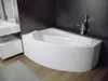 Badewanne Eckbadewanne 140x90 Links, Ablaufgarnitur & Füßen Produktbild-Vorschau 2