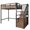 Merax Hochbett Etagenbett 90x200cm mit LED Licht, Produktbild-Vorschau 9