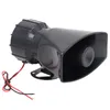 A black and gray alarm horn speaker is shown against a white background. Voir les images du produit
