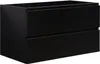 Meuble de salle de bain Angela 90cm - Noir Mat - Armoire Voir les images du produit 1