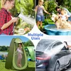 Přenosná sprcha na kempování s elektrickou pumpou a LCD Náhled obrázku produktu 8