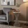 Mauro Ferretti Table à entonnoir Ø 40x79 cm argenté Voir les images du produit 10
