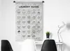 MuchoWow® Wandteppich Wandbehang Wäschesymbole - Produktbild-Vorschau 4