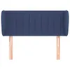 vidaXL Kopfteil mit Ohren Blau 93x23x78/88 cm Stoff Produktbild-Vorschau 3
