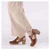 Rieker Damen Sandalette Gummizug Blockabsatz Leder Plateau Produktbild-Vorschau 16