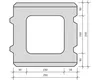 Mauerstein Halbstein Bellamur Rotbraun 25 cm x 25 cm x 20 Produktbild-Vorschau 8