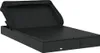 A black outdoor lounge chair with a canopy. Náhľad obrázku produktu