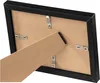 The back of a black picture frame with a brown backing and a stand. Anteprima dell’immagine prodotto