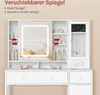 WOLTU Schminktisch mit Beleuchtung, Mobiler Spiegel und Produktbild-Vorschau 7