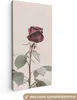 MuchoWow® - Leinwandbilder - Blumen - Rot - Rosen - Grün, Produktbild-Vorschau 1