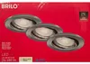 Briloner LED Einbaustrahler 3er Set Nickel Matt GU10 5,5W Produktbild-Vorschau 1