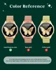 Damen Smartwatch rund mit Metallarmband 1.27 Zoll Produktbild-Vorschau 2