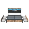 INONEFT Polsterbett 140x200cm mit USB-Ladegerät,Bett mit Produktbild-Vorschau 15