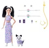 Barbie Twinning Looks Modepuppe mit Hündchen, Produktbild-Vorschau 2