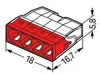 Steckklemme, 4 x 05-25mm², transparent, WAGO 2273 Produktbild-Vorschau 3