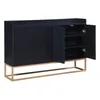 ProximaX Armoire de rangement en métal avec 4 portes de Voir les images du produit 8