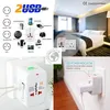 Reiseadapter mit 2 USB-Anschlüssen, universelles Produktbild-Vorschau 4