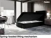 MEBLINI Boxspringbett mit Bettkasten - Gepolstert Produktbild-Vorschau 3