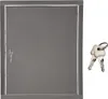 KOTARBAU® Prístupový panel 25x30cm s kľúčom Strieborná Náhľad obrázku produktu 1