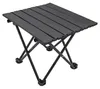 Camping Klapptisch schwarz mit Tragetasche - 40 x 35 cm - Produktbild-Vorschau 1