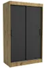 A studio shot of a wardrobe with sliding doors. Produktbild-Vorschau