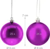Lot de 50 boules de Noël Relaxdays, décorations de Noël, Voir les images du produit 4