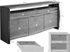 MASSIVMOEBEL24 Sideboard Akazie 191x45x96 grau lackiert Produktbild-Vorschau 7