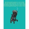 NANIA - Poussette compacte - MYLA - 4 roues - Noir Voir les images du produit 8