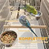 PawHut Vogelkäfig Klappbar Vogelhaus mit Holzsitzstange, 2 Produktbild-Vorschau 7