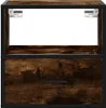 vidaXL Nástenné nočné stolíky 2 ks. Údený dub 40x31x39,5 cm Náhľad obrázku produktu 6