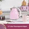 Salter Retro, hervidor de agua de 1,7 litros, 3 kW, base Vista previa de la imagen del producto 2