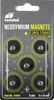 A retail package of 5 neodymium magnets. Náhľad obrázku produktu