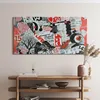 Moodboard mit Herzen – Leinwandbild Wandbild – 120x60 cm – Produktbild-Vorschau 2