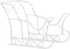 vidaXL Weihnachtsdekoration Rentiere & Schlitten 280x28x55 Produktbild-Vorschau 2