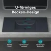 Mai & Mai Einbauwaschbecken, BTH: 80x48x14cm, Design Produktbild-Vorschau 3