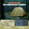 Qunature tenda da campeggio per 2 persone tenda da zaino Anteprima dell’immagine prodotto 6