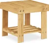 Poggiapiedi Relaxdays in bambù, fino a 100 kg, sgabello Anteprima dell’immagine prodotto 9