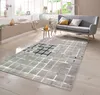Designer Teppich in Grau Lila Blau Türkis Größe - 120 x 170 Produktbild-Vorschau 1