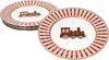 4x Polární vlak dortový talíř 4 osoby porcelánový dezertní Náhled obrázku produktu 1